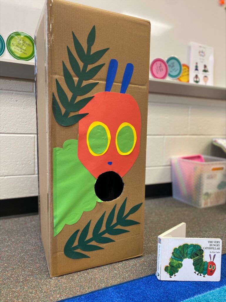 cardboard box for early learning