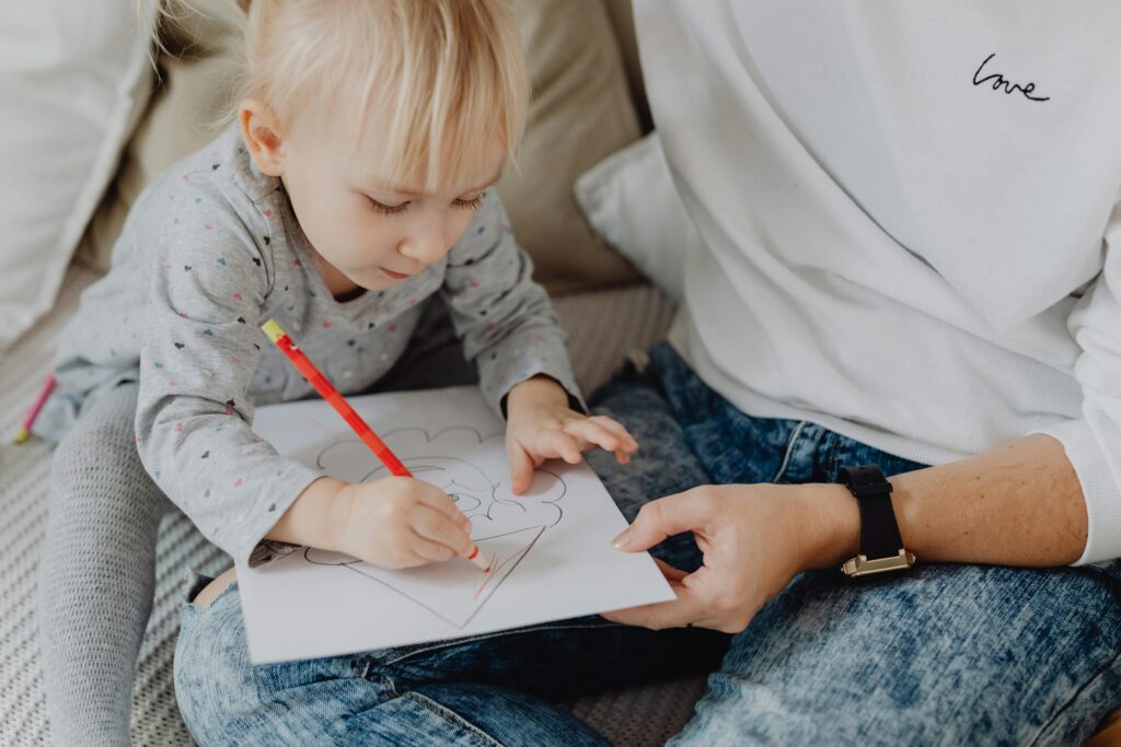 Baby writing